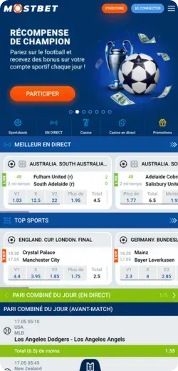 Mostbet App Maroc