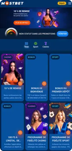 Mostbet Bonus Maroc